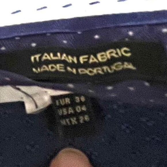 Sharp Massimo Dutti pants, Royal Blue, Size 4 - Picture 7 of 7